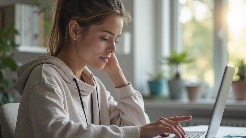 Estudante explorando diversas ferramentas e plataformas digitais de aprendizado online