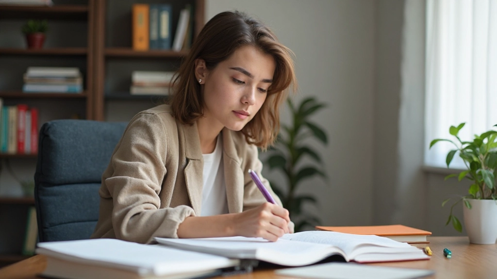 Sessão de estudo interativa mostrando diferentes técnicas de aprendizado, materiais diversos, ambiente de aprendizagem criativo